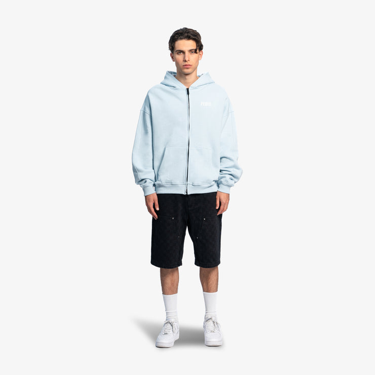 Pequs Back Logo Zip Hoodie Vierteljährliche Förderung