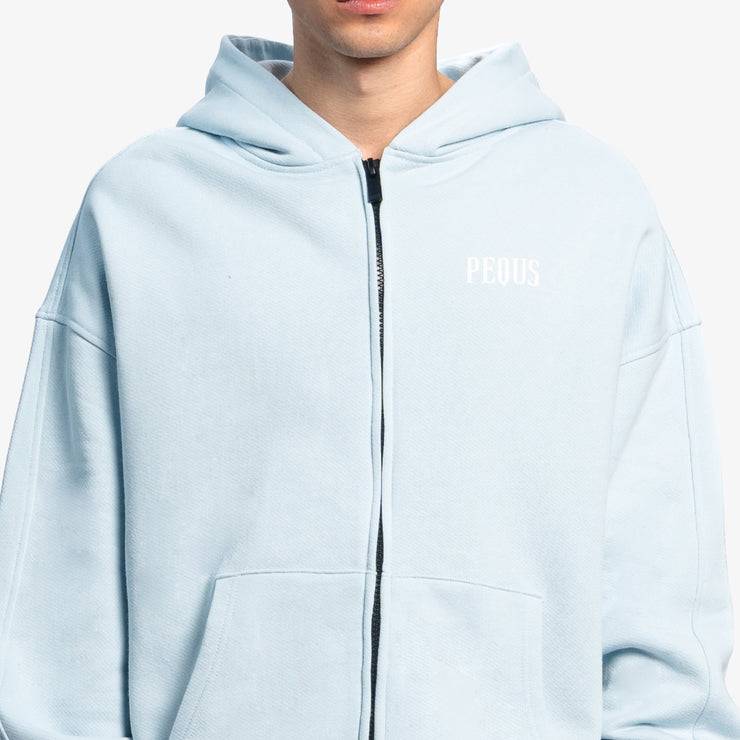 Pequs Back Logo Zip Hoodie Vierteljährliche Förderung