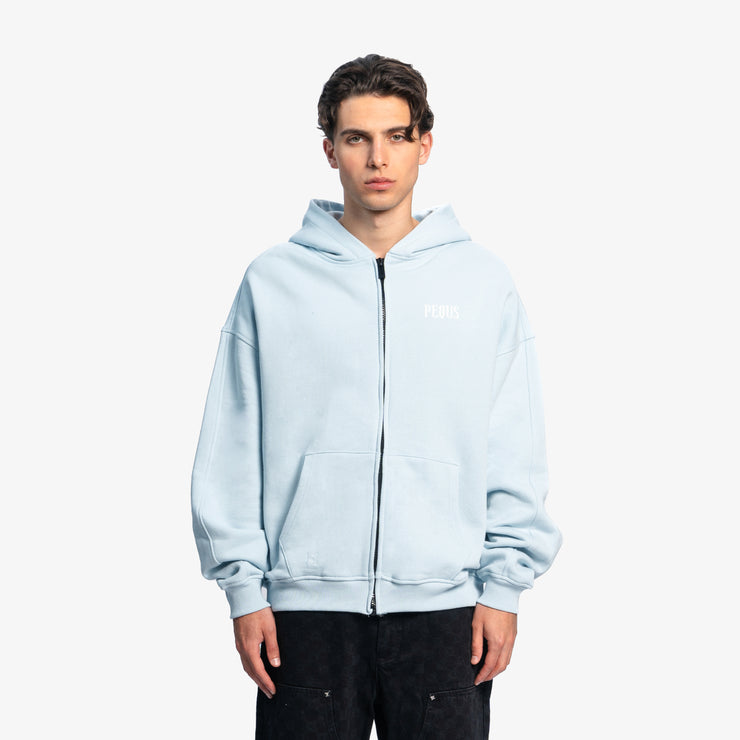 Pequs Back Logo Zip Hoodie Vierteljährliche Förderung