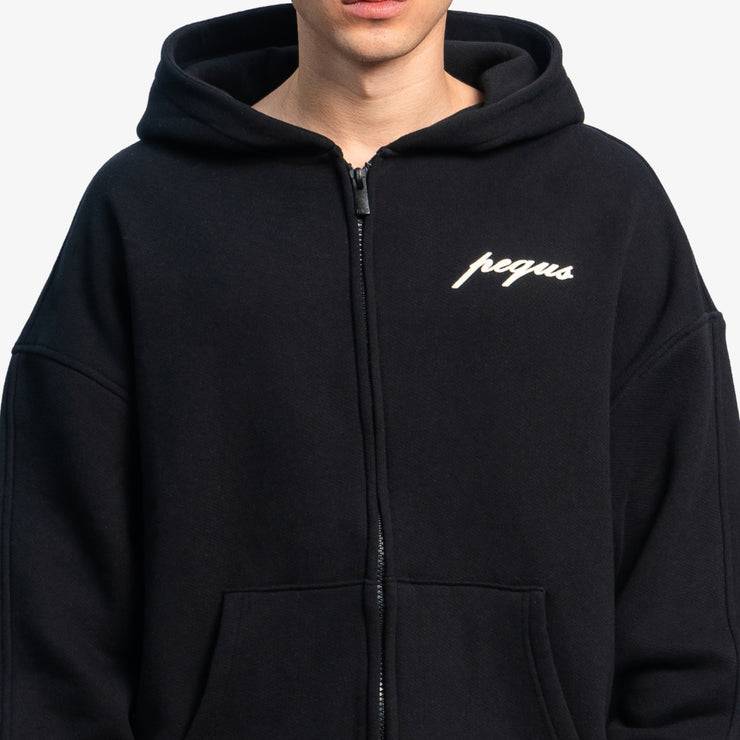 Pequs A Paradise Beach Club Back Logo Zip Hoodie Nur noch ein Tag übrig