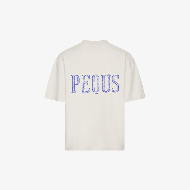 Pequs Scribble Back Logo T-Shirt Speichern exportieren