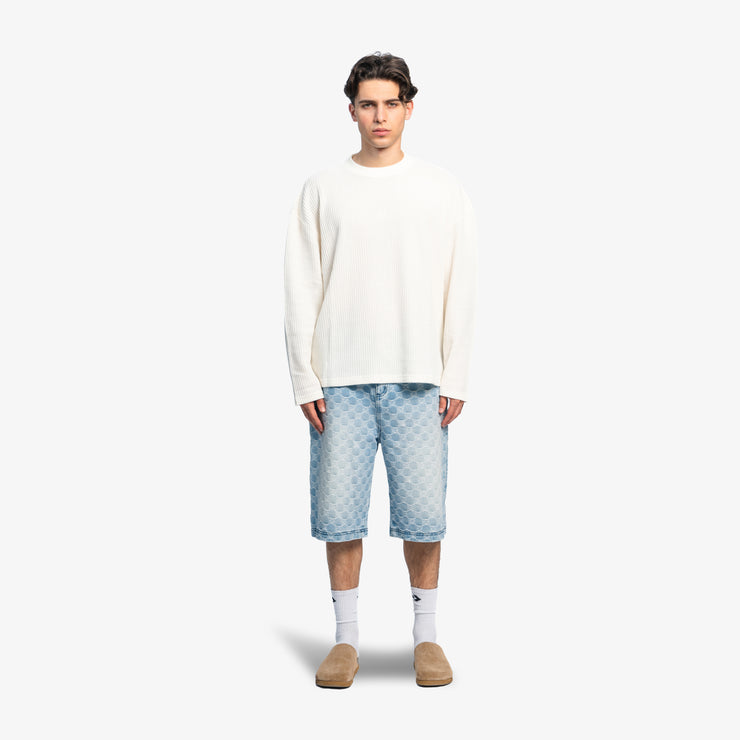 Pequs Aether Monogram Denim Jorts Auslauf