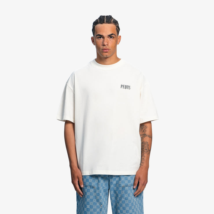 Pequs Back Logo T-Shirt Rabatt
