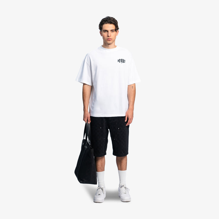 Pequs Mythic Chest Logo T-Shirt Preisnachlass