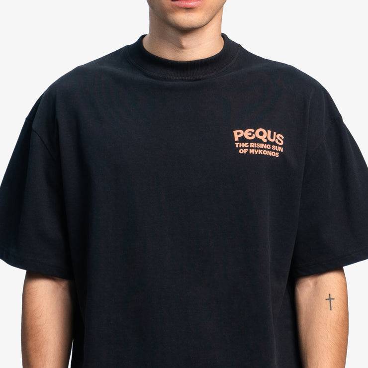 Pequs Rising Sun T-Shirt Neueste Mode