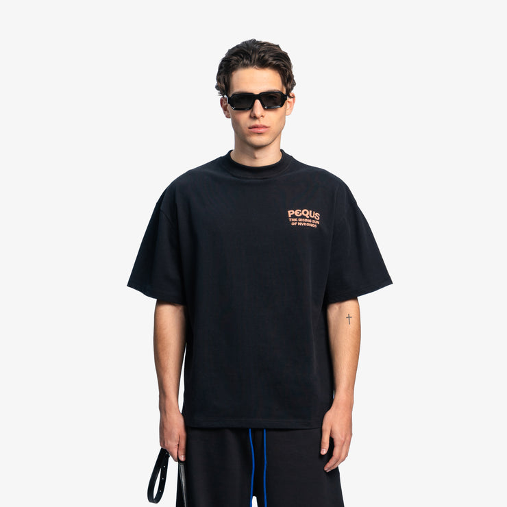 Pequs Rising Sun T-Shirt Neueste Mode