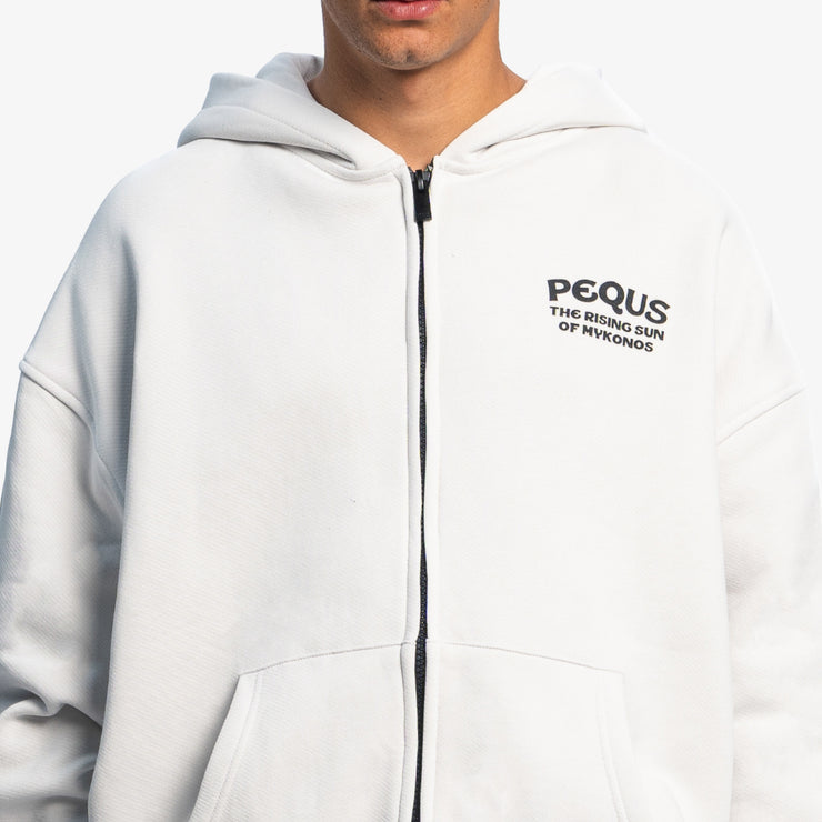 Pequs Rising Sun Zip Hoodie Zeitlich begrenztes Angebot