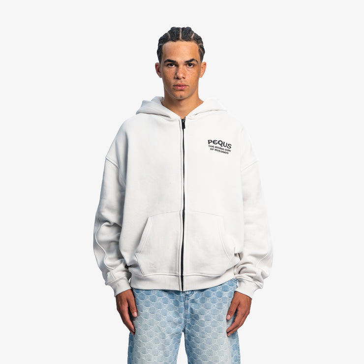 Pequs Rising Sun Zip Hoodie Zeitlich begrenztes Angebot