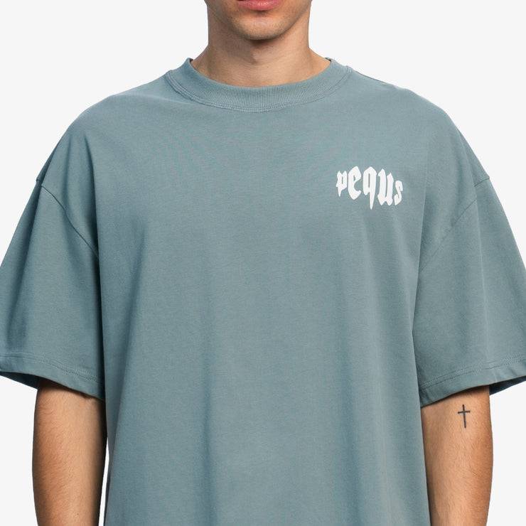 Pequs Mythic Chest Logo T-Shirt Kostenlose Rückgabe