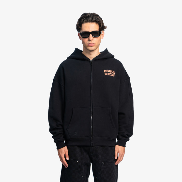 Pequs Rising Sun Zip Hoodie Letzter Tag