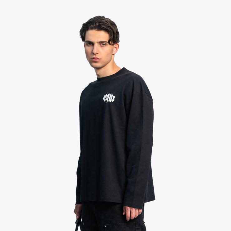 Pequs Mythic Chest Logo Longsleeve Vierteljährliche Förderung