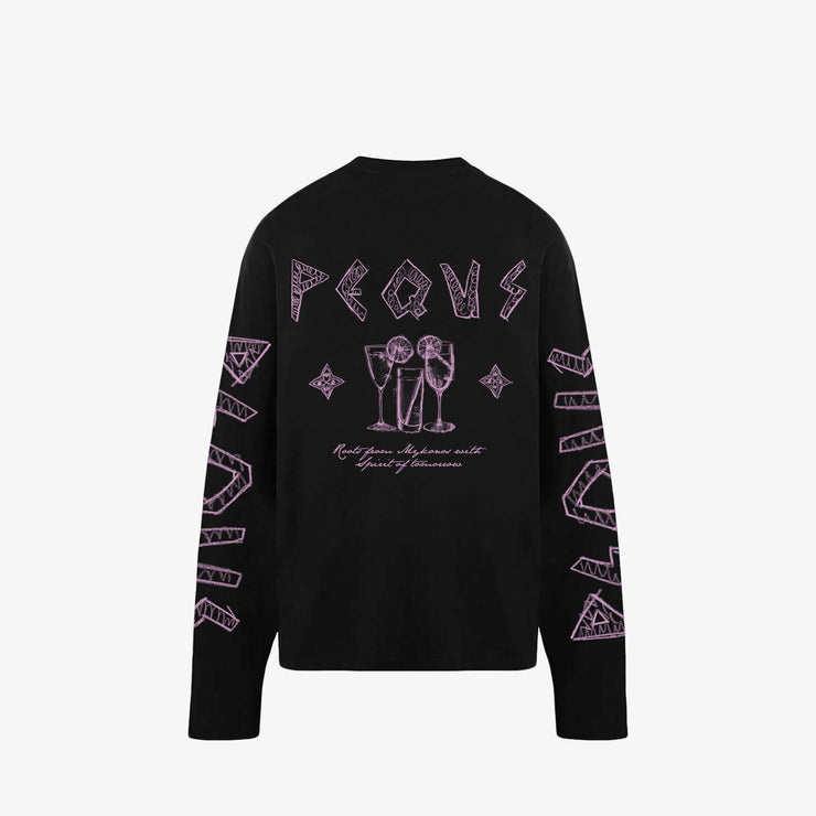 Pequs Skribbled Longsleeve Riesige Rabatte