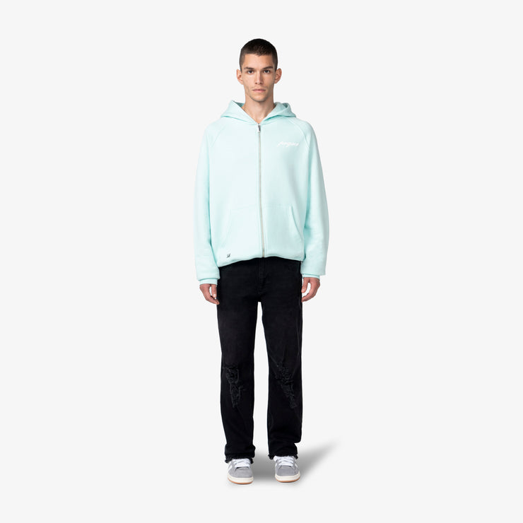 Pequs Scripted Chest Logo Zip Hoodie Auslauf