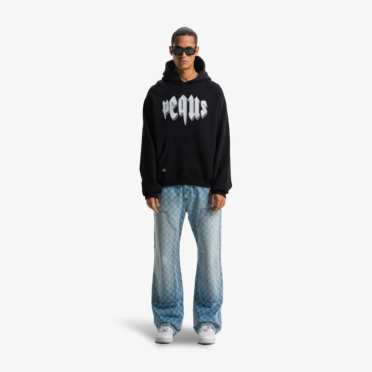 Pequs Outlined Mythic Logo Hoodie Großer Ausverkauf