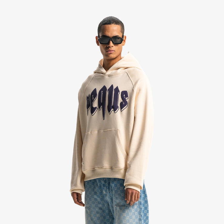 Pequs Outlined Mythic Logo Hoodie Flash Sale