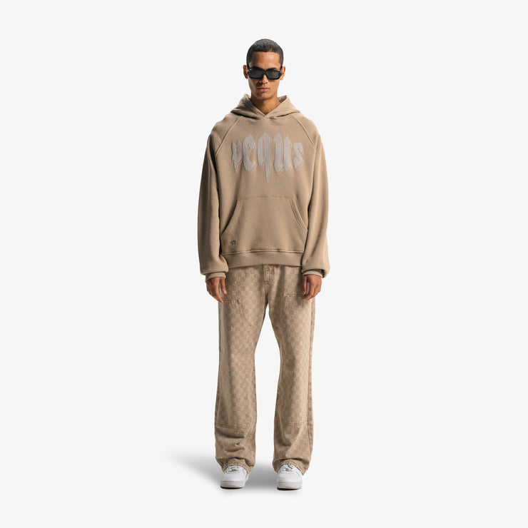 Pequs Outlined Mythic Logo Hoodie Online Shopping