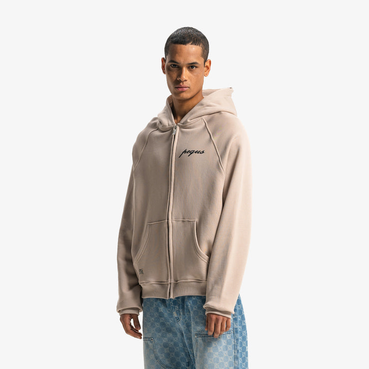Pequs PEQUS Chest Logo Zip-Hoodie Jubiläumsangebot