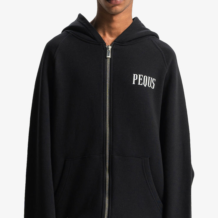 Pequs PEQUS Art Gallery Zip-Hoodie Lagerräumung