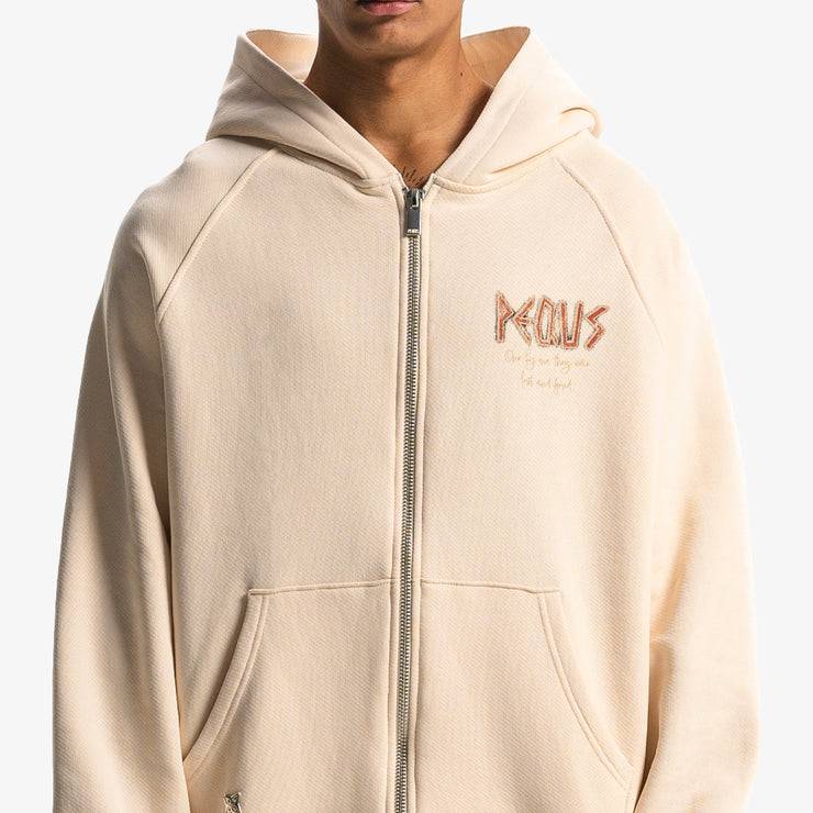 Pequs Ancient Love Story Zip-Hoodie Heißer Verkauf