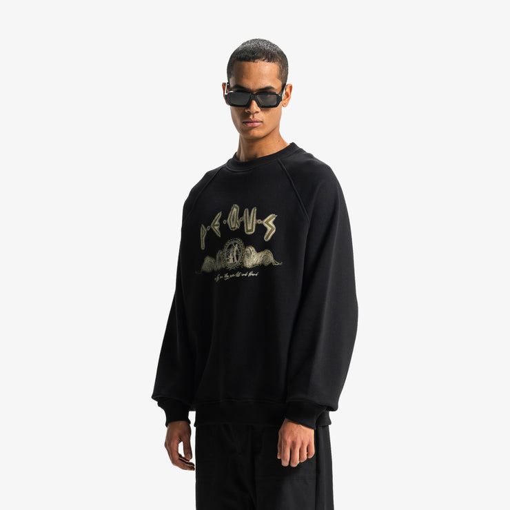 Pequs Ancient Chalk Painting Sweater Neueste Mode