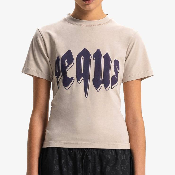Pequs Fitted Outlined Mythic Logo T-Shirt Online Outlet