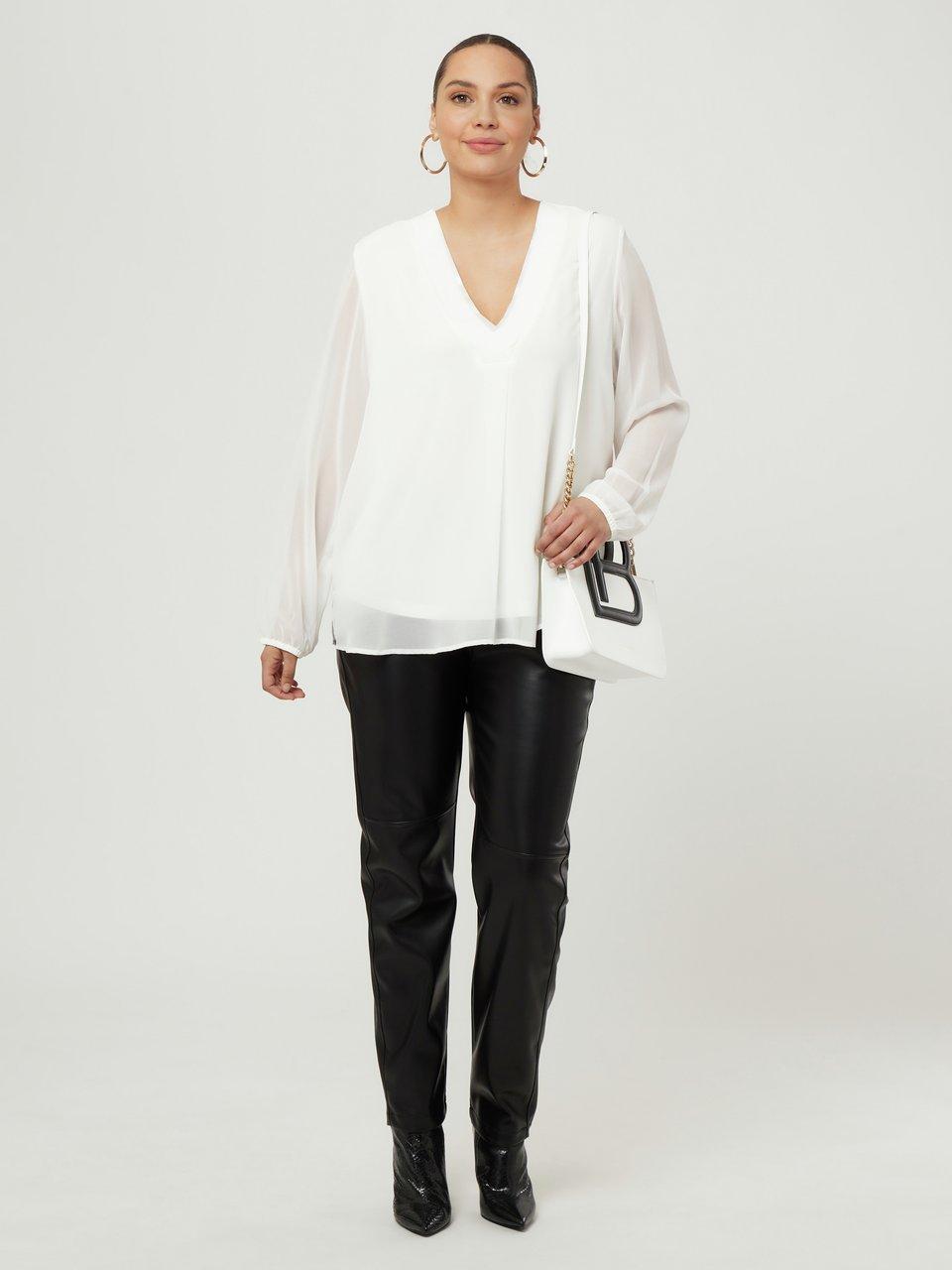 frapp Bluse mit V-Ausschnitt Letzte 3 Tage