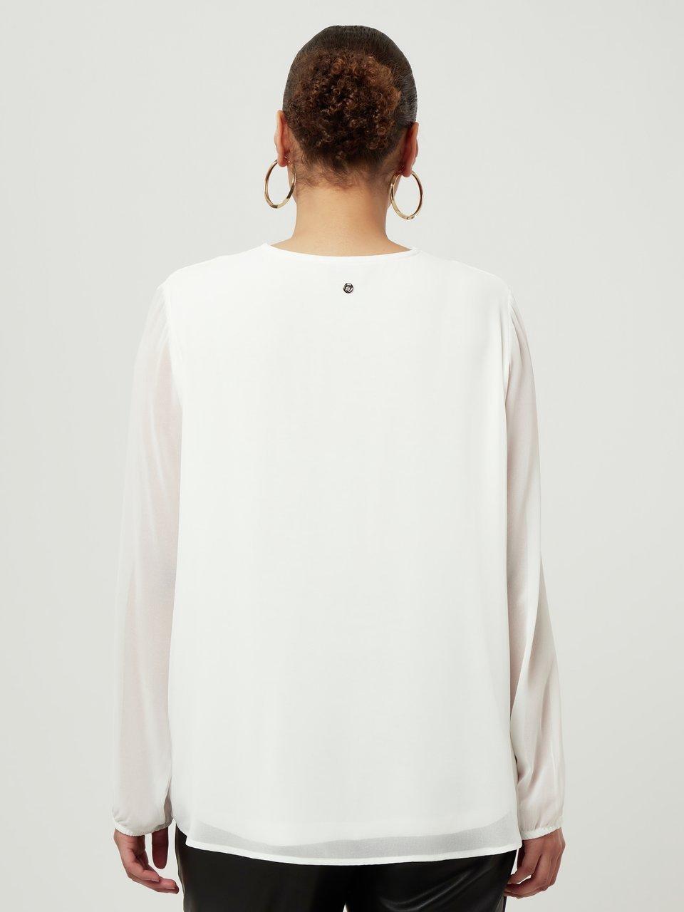 frapp Bluse mit V-Ausschnitt Letzte 3 Tage