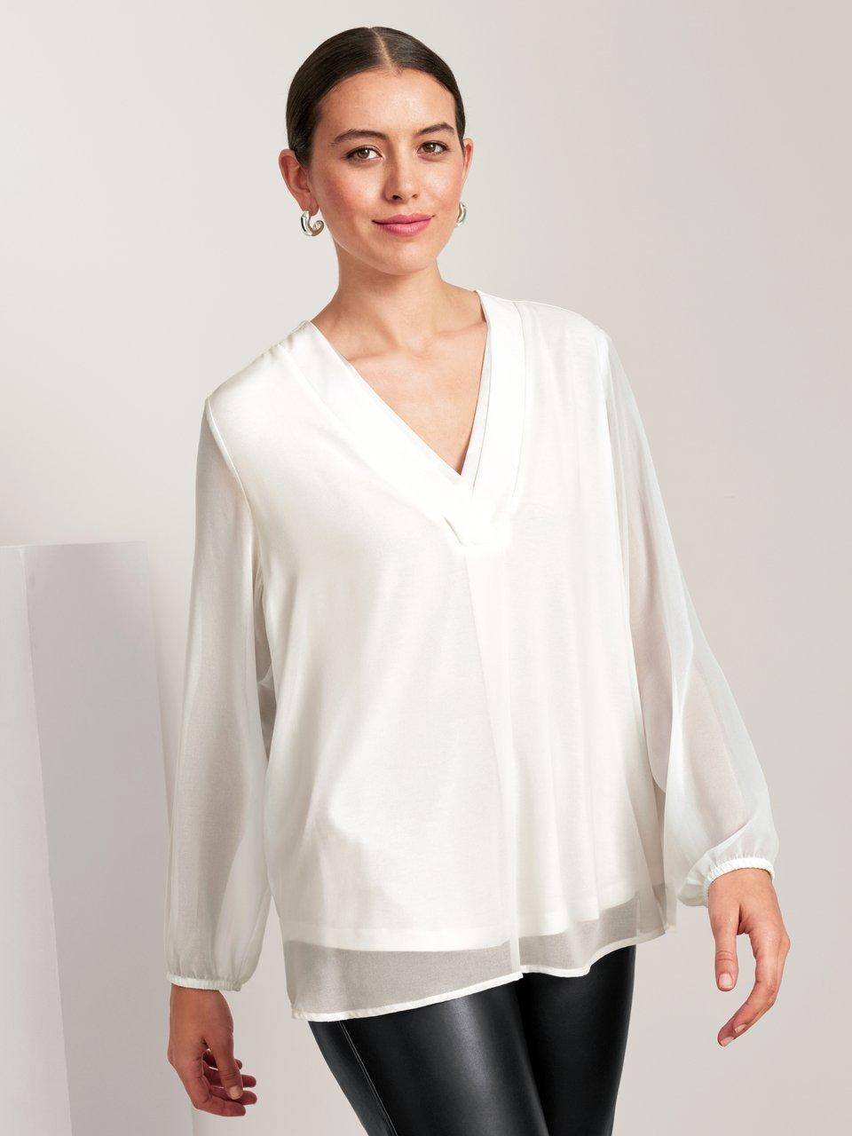 frapp Bluse mit V-Ausschnitt Letzte 3 Tage
