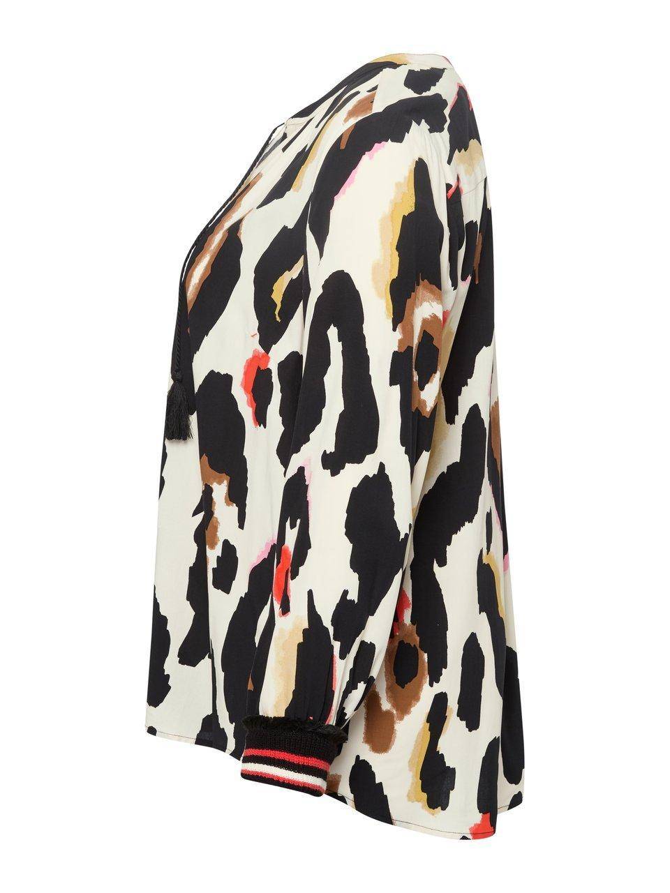 Via Appia Due Long-Bluse mit V-Ausschnitt zollfrei