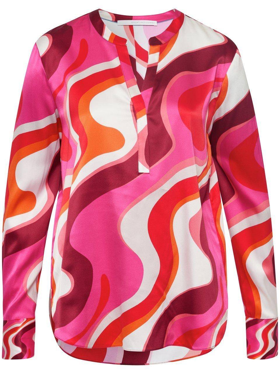 HERZEN´S ANGELEGENHEIT Long-Bluse mit Rundhals-Ausschnitt Osterangebot