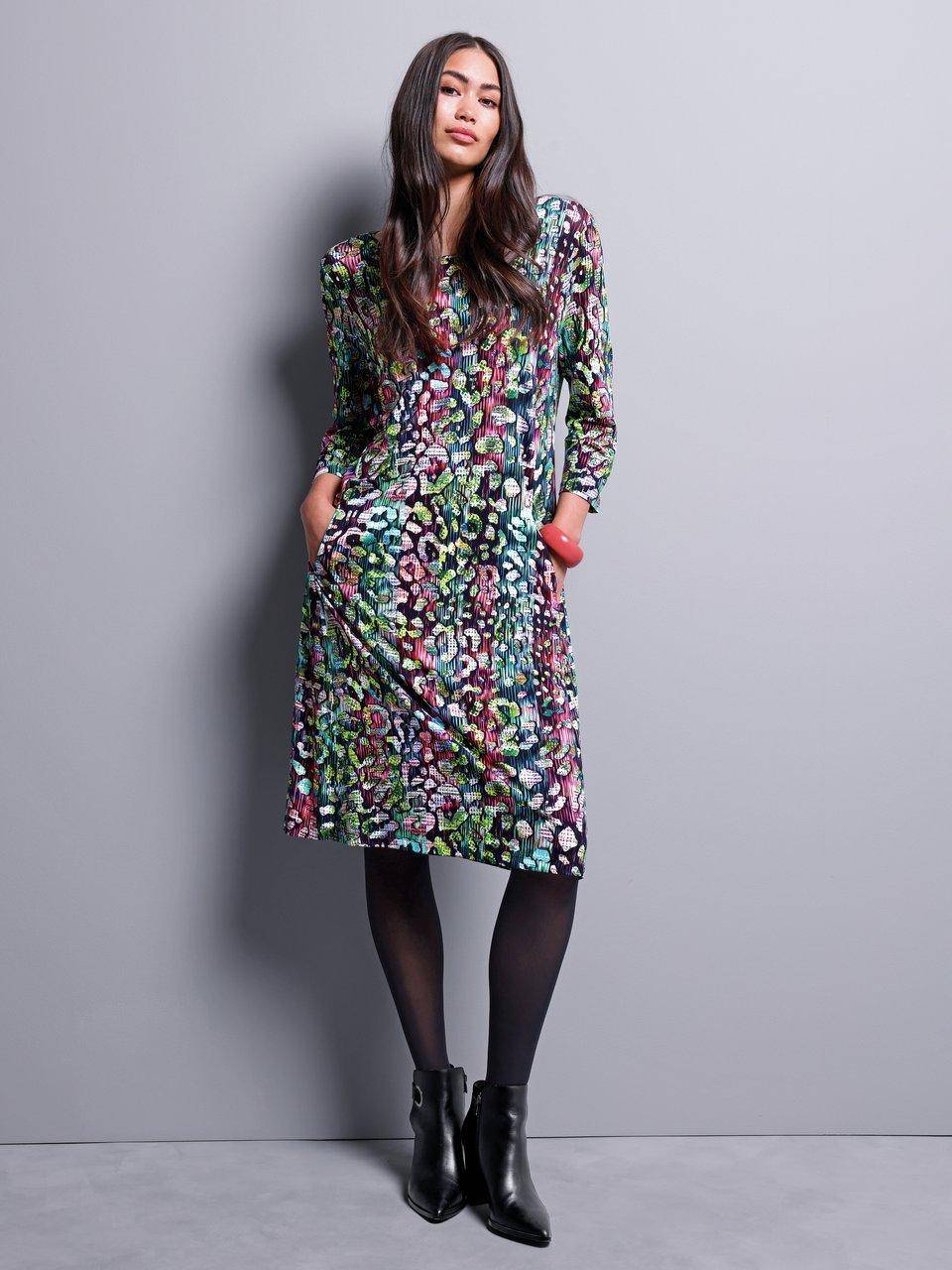 Anna Aura Jersey-Kleid mit Rundhals-Ausschnitt Preisnachlass