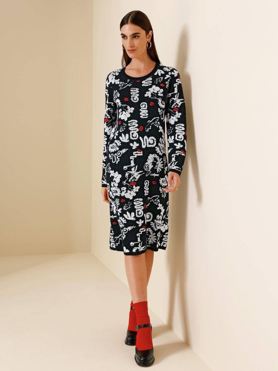 MYBC Strickkleid mit Rundhals-Ausschnitt Kauf eins, bekomm eins gratis