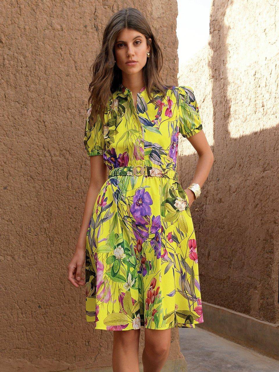 Marcel Ostertag Kleid mit 1/2-Arm Riesige Rabatte