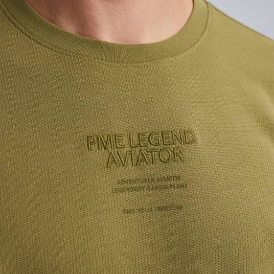 Pme Legend T-Shirt mit Waffelstruktur VIP-Rabatte