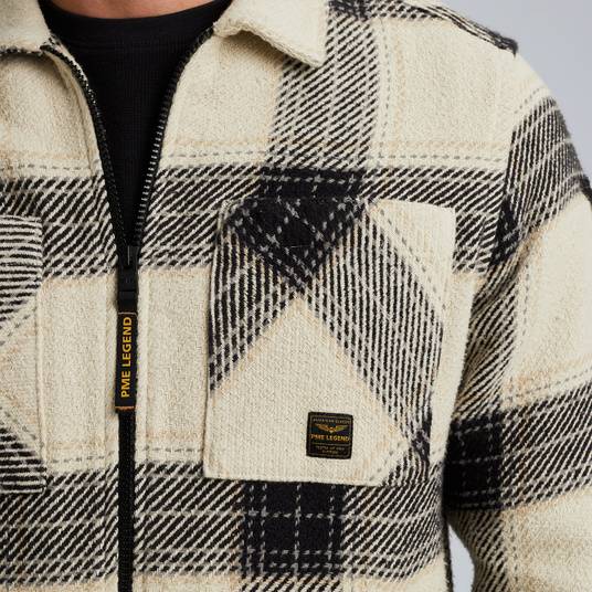 Pme Legend Hemdjacke mit Karomuster Online Outlet