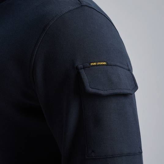 Pme Legend Pullover mit halbem Reißverschluss Sonderangebot der Fabrik
