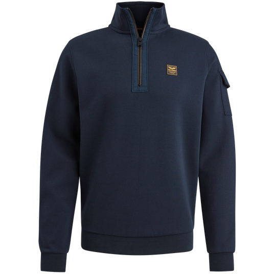 Pme Legend Pullover mit halbem Reißverschluss Sonderangebot der Fabrik