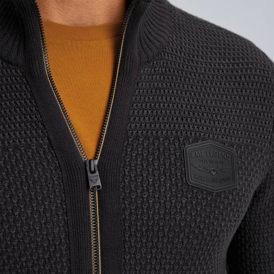 Pme Legend Strickjacke mit Reißverschluss Discount Store für neue Produkte