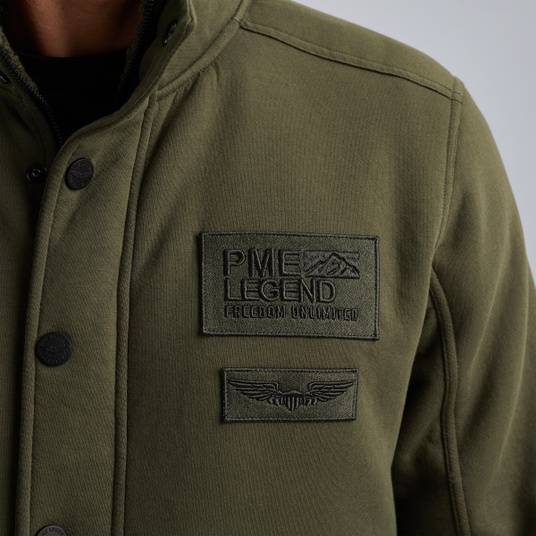 Pme Legend Strickjacke aus Teddystoff Kostenloser Versand international