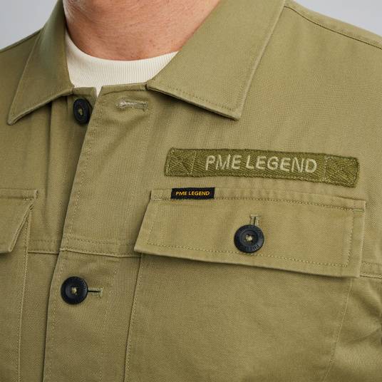 Pme Legend Hemdjacke mit Flight-Pocket Fabrikladen