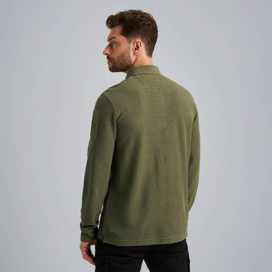 Pme Legend Poloshirt mit langen Ärmeln Black Friday Preise