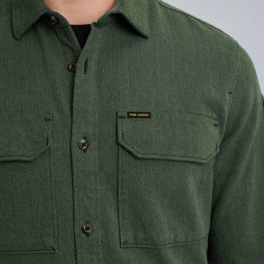 Pme Legend Hemd mit Fischgrätmuster Blitzverkäufe