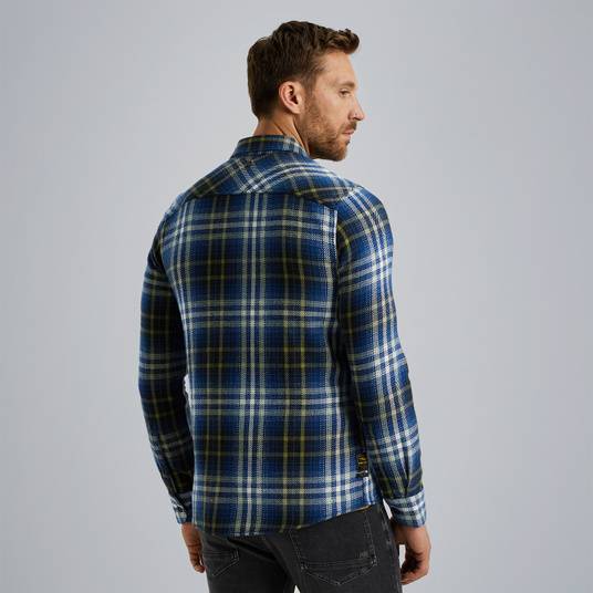 Pme Legend Hemdjacke mit Karomuster Großer Ausverkauf