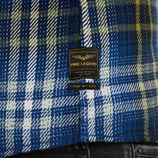 Pme Legend Hemdjacke mit Karomuster Großer Ausverkauf