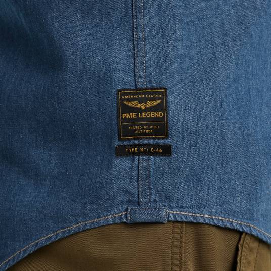 Pme Legend Hemd mit Indigo-Waschung Flash Sale