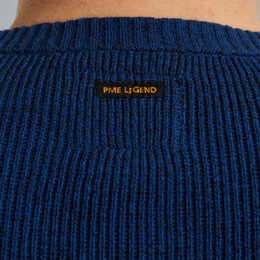 Pme Legend Pullover mit Badge Kostenlose Rückgabe