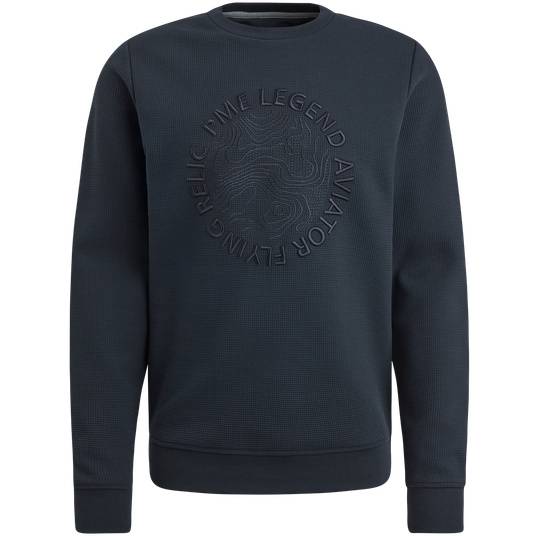 Pme Legend Sweatshirt mit Waffelstruktur Black Friday Preise