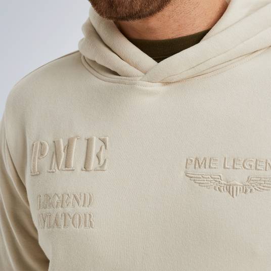 Pme Legend Hoodie aus Frottee-Sweatstoff 50% Rabatt für begrenzte Zeit