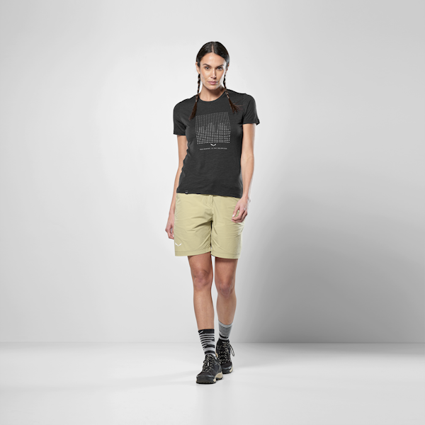 Salewa Eagle Dotted Mountain Trainer Merino T-Shirt Damen Sonderangebote