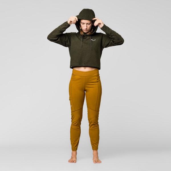 Salewa Lavaredo Hemp Cropped Kapuzenpulli Damen Versandkostenfrei